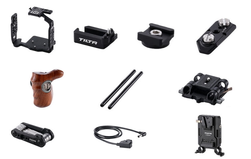 Tilta ES-T25-C-V (Pro Kit V-Mount) - Zawartość zestawu